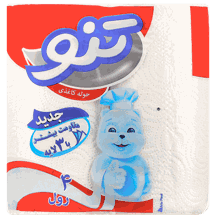 دستمال حوله‌‌ای تنو - 6 بسته 4 عددی