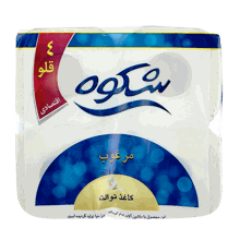 دستمال توالت شکوه بسته 4 عددی