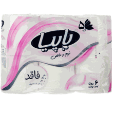 دستمال توالت 5 لایه پاپیا 6 عددی