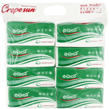 دستمال کاغذی 250 برگ چشمک بسته 8 عددی