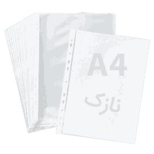 کاور کاغذ A4 نازک بسته 100 عددی
